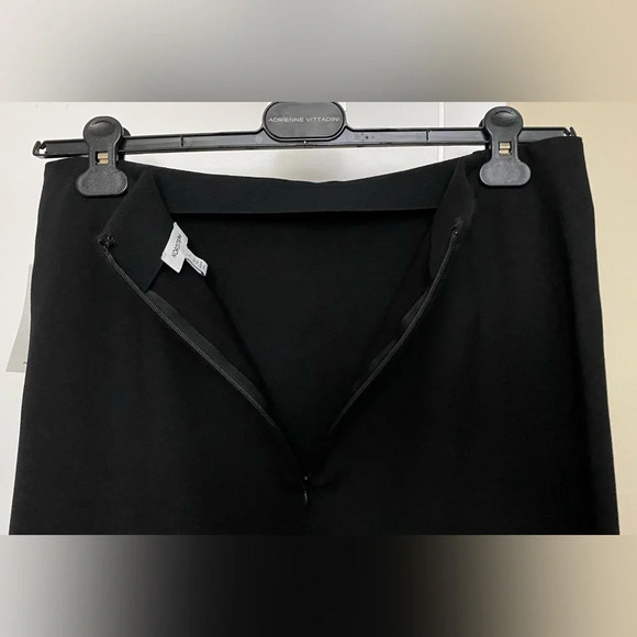 NWT Black Scuba Midi Skirt Black Size Large - Picture 6 of 6